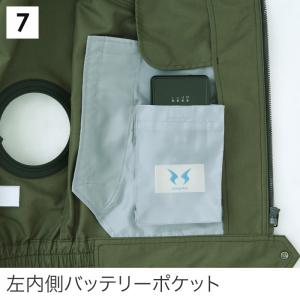 KU95150　空調風神服半袖ブルゾン