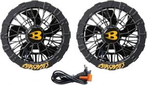 【即納-送料無料】2025年製・バートル最新AC09-1 エアークラフト ファンセット(ブラック)